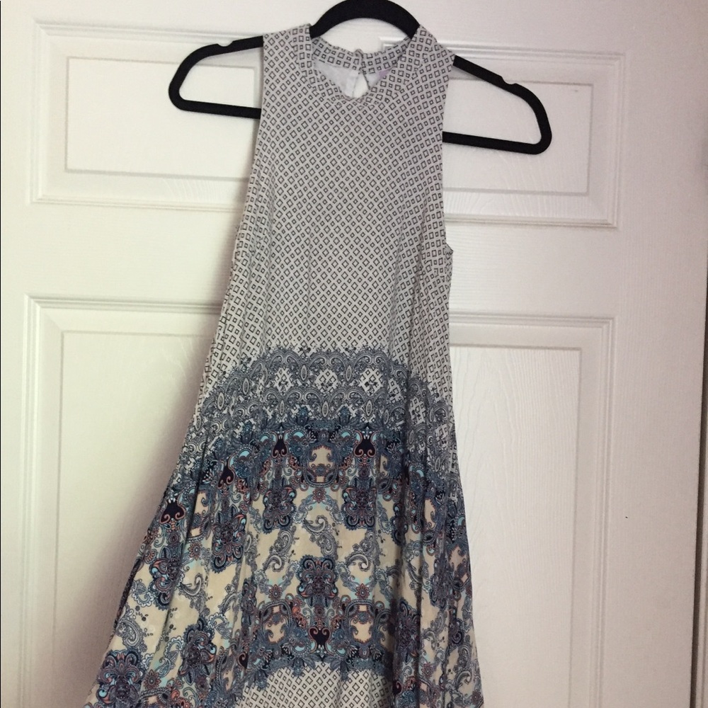 High neck dress